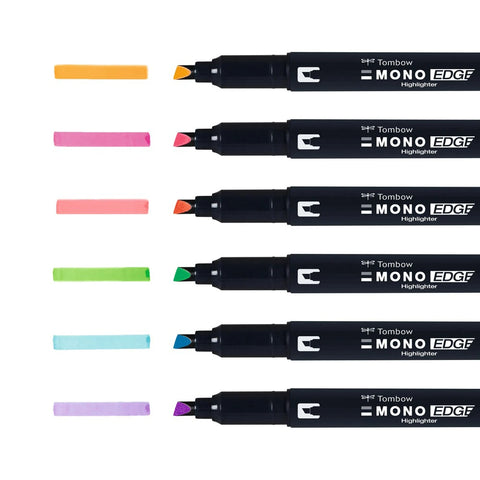 Marcador flúor Mono Edge doble punta - Tombow
