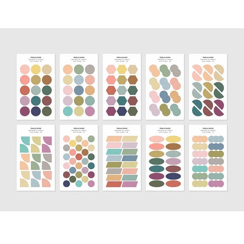 Stickers "Color" Trolls Paper - Hojas de pegatinas