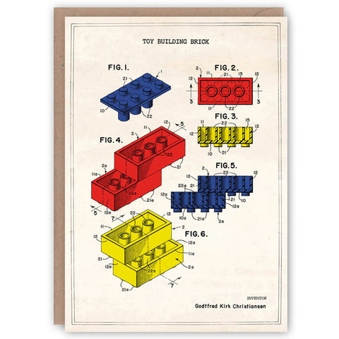 Tarjeta Vintage - Lego