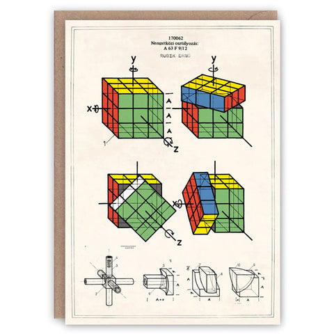Tarjeta Vintage - Rubik
